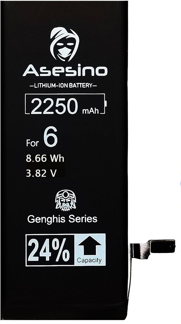 Apple iPhone 6 Replacement Battery 2250mAh A1549, A1586 A1589 (Elite Genghis Series)