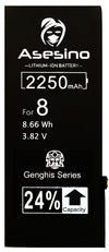 Apple iPhone 8 Replacement Battery 2250mAh A1863, A1905, A1906 (Elite Genghis Series)