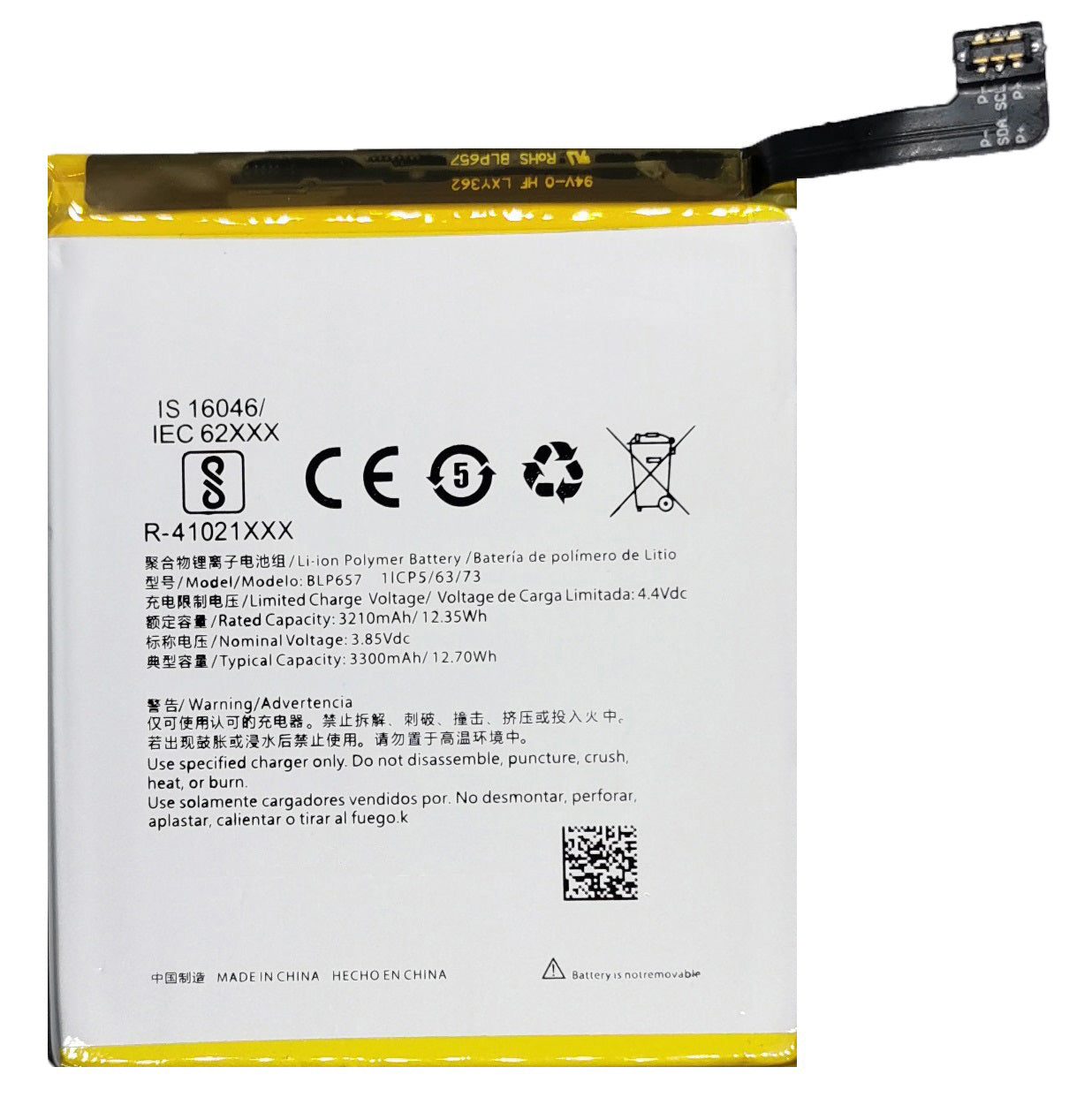 OnePlus 6 Replacement Battery 3300mAh BLP657 (Premium Asesino)